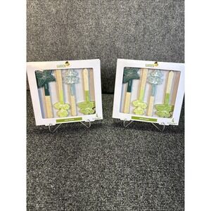 2~Garden Party‎ Herb Stakes Garden Summer Herbs 4 count NIB